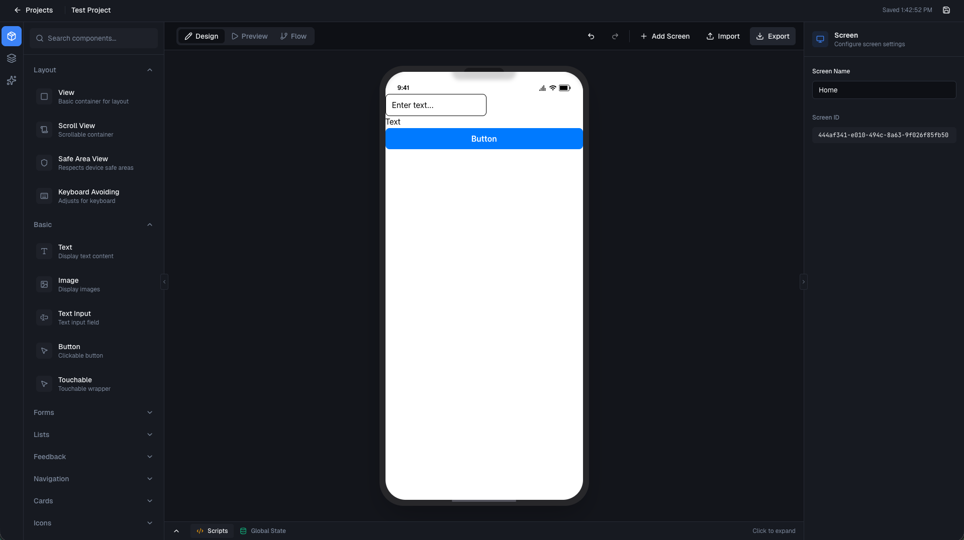 AppBlocks Mobile Component Editor