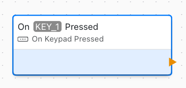 On Keypad Pressed Block