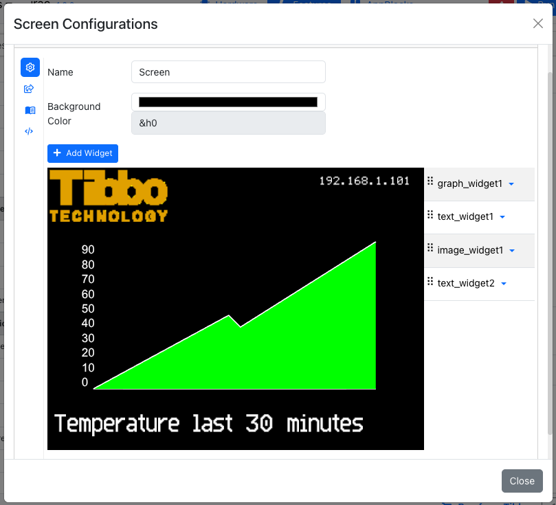 Screenshot of the Data Table field with enum options