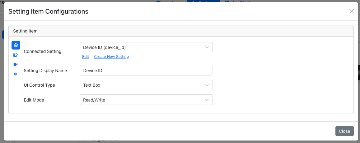 Dashboard Settings