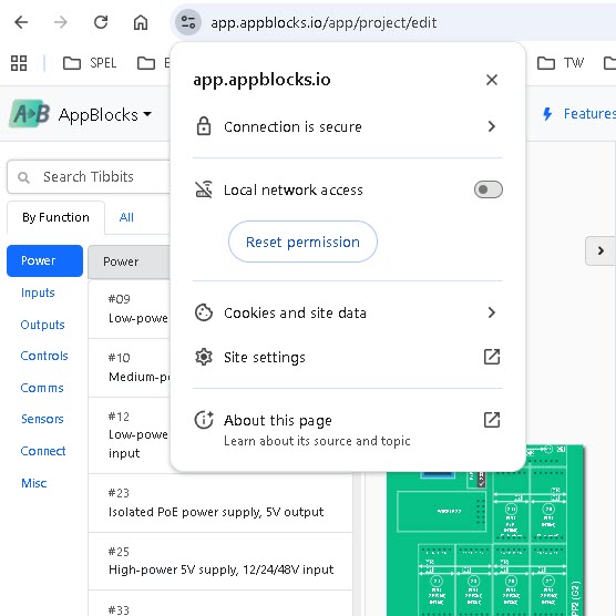 Web Popup Question to Allow or Block