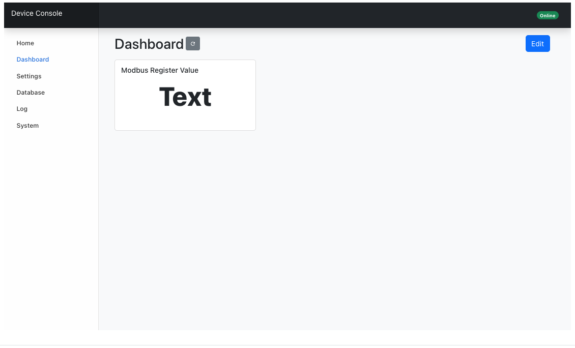 Device Dashboard