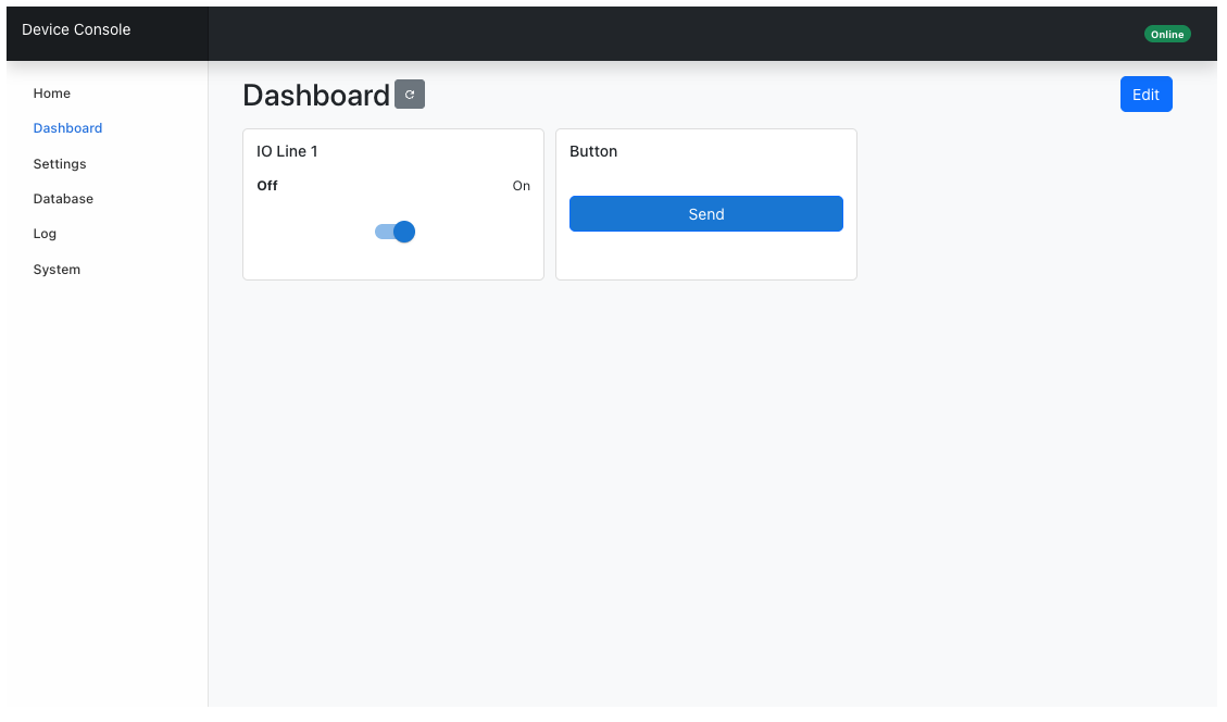 Device Dashboard