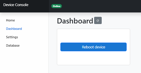 remote reboot dashboard
